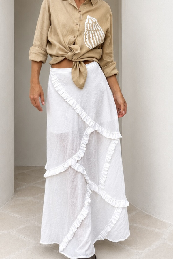 Falda Olea White Falda Olea White