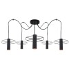 COLGANTE TREVO ARAÑA 180MM ACERO - NEGRO 5L G9 COLGANTE TREVO ARAÑA 180MM ACERO - NEGRO 5L G9