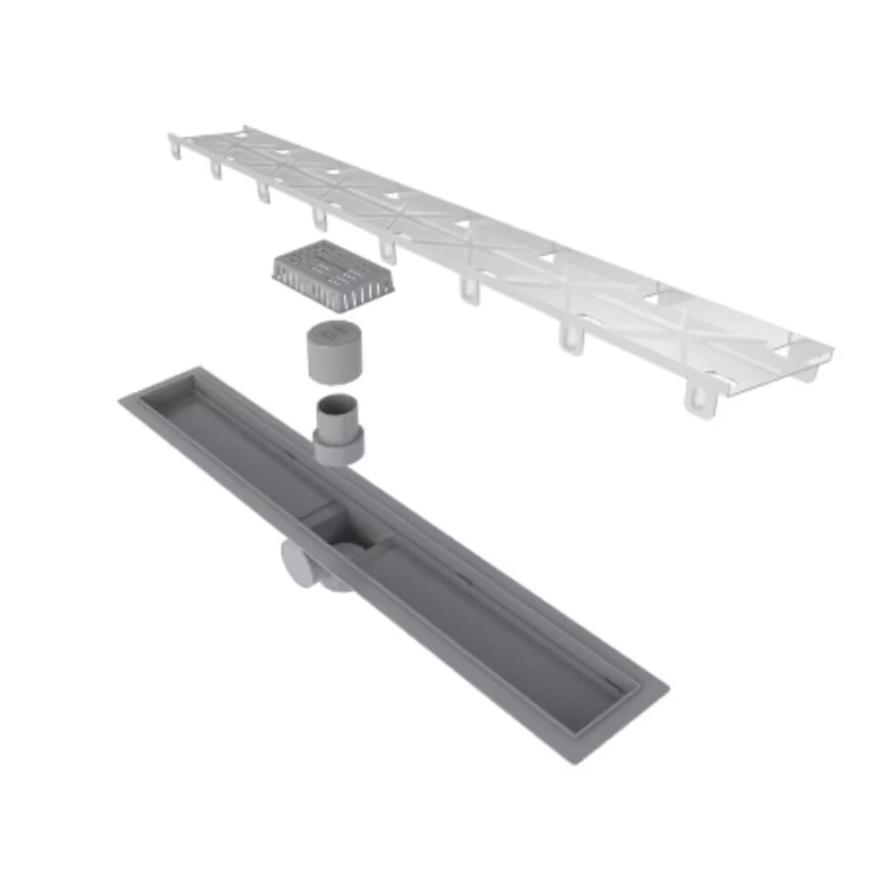 ELLEVE Receptaculo c/sifón tapa oculta 60cm Smart Elleve Receptaculo C/sifón Tapa Oculta 60cm Smart