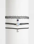 Chokers Moonstone Set De Chokers - Plateado