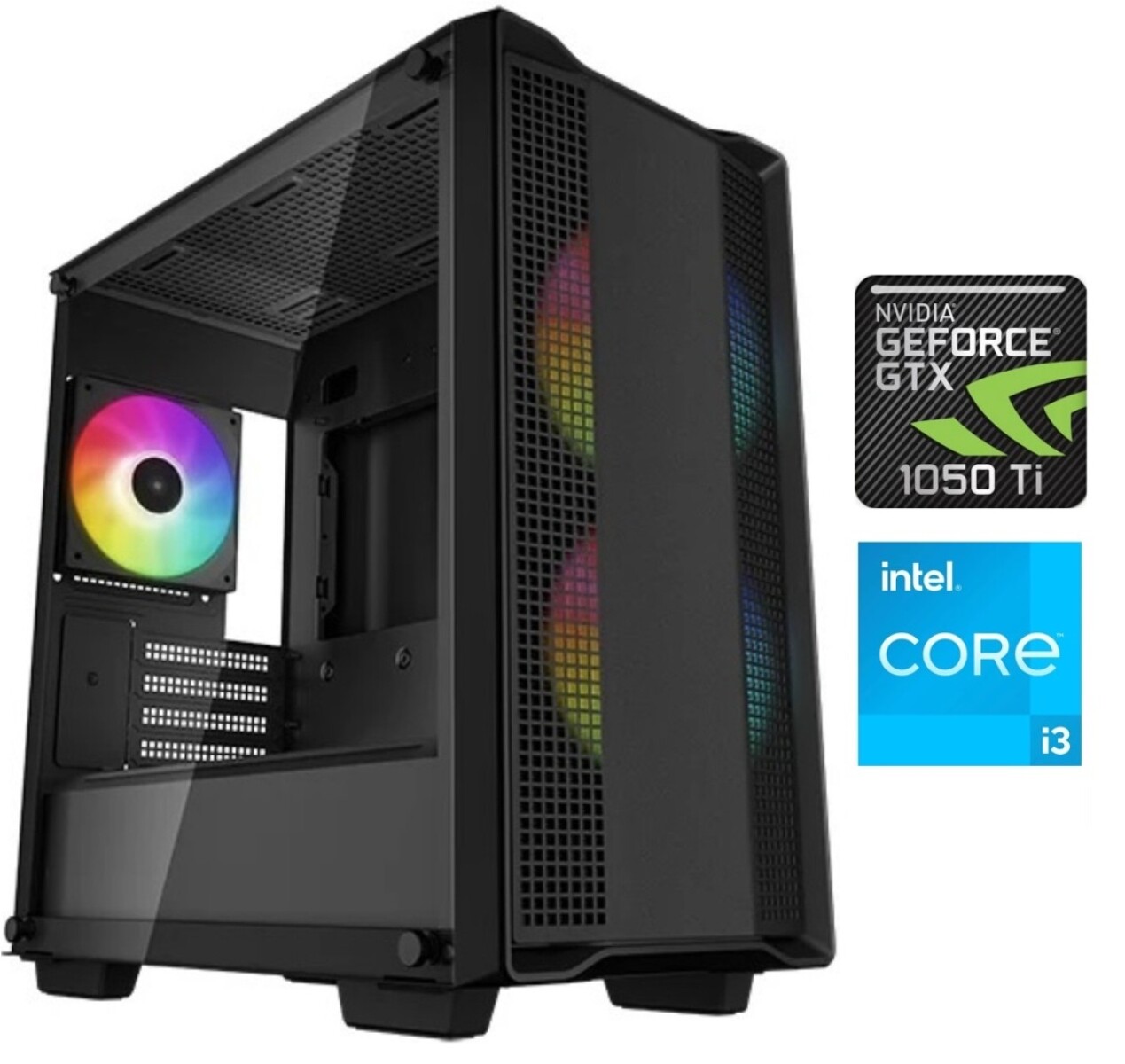 Equipo Gamer Core I5 12400F, 16GB, 500GB, RX7600 Cl 8GO 16GB 