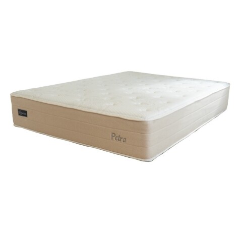 Colchón Resortes Petra Rosario 2 Plazas 138x188cm 33cm Alto Beige Colchón Resortes Petra Rosario 2 Plazas 138x188cm 33cm Alto Beige