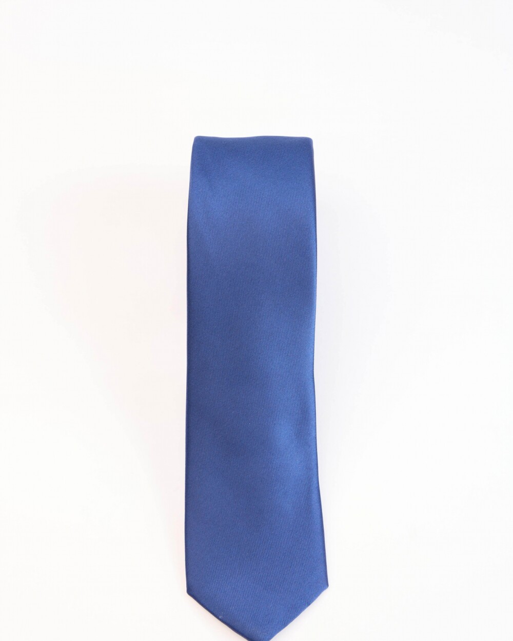 Corbata Microfibra Azul Satinado