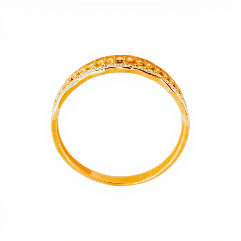 Anillo fino-Oro bajo-Piedra Zirconia-AN8032 conpiedra