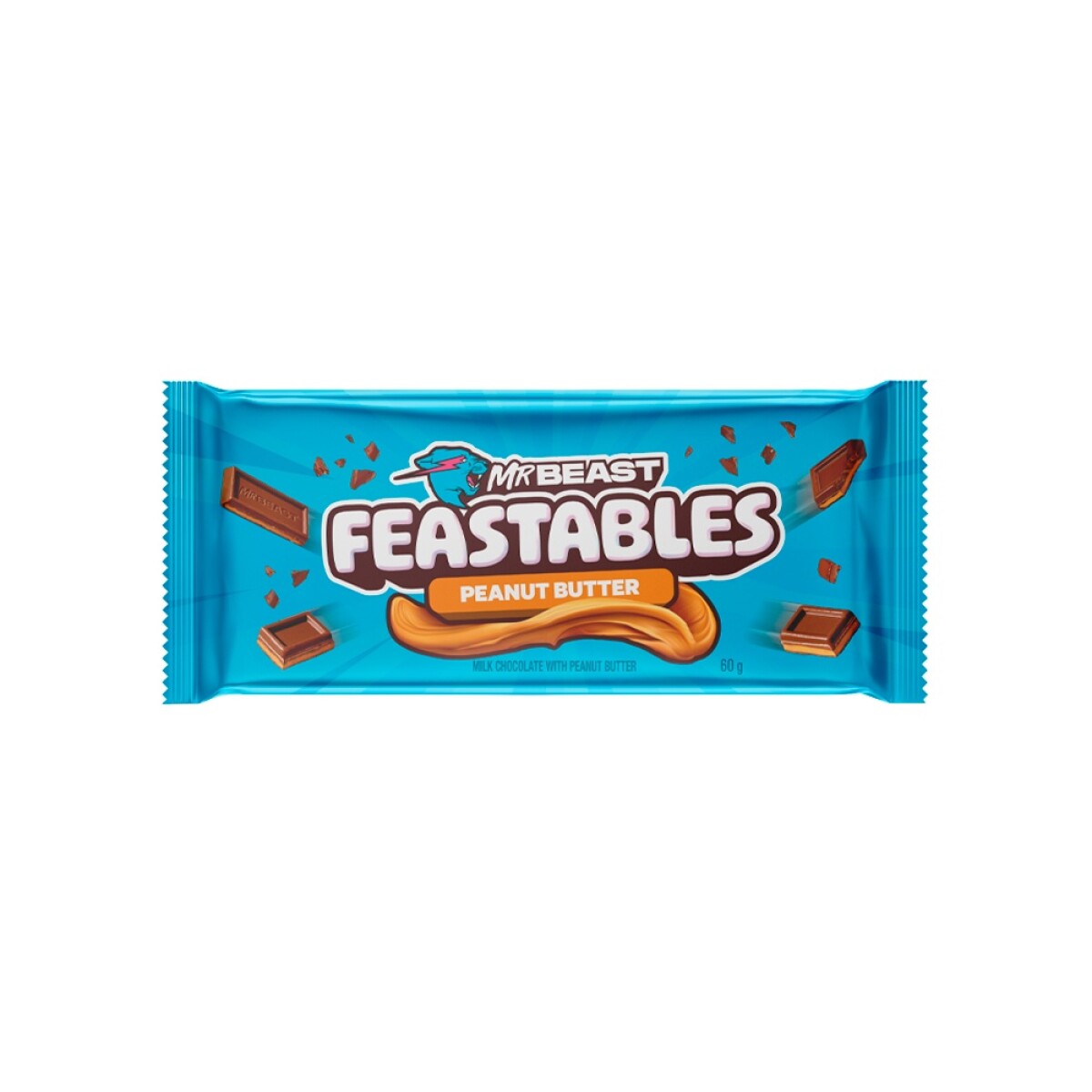 Chocolate con Leche y Manteca de Maní 60 g Feastables 