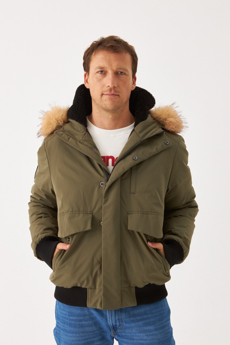 Campera Wrangler de Hombre - Jacket TEDDY - W70048GREEN - GREEN 