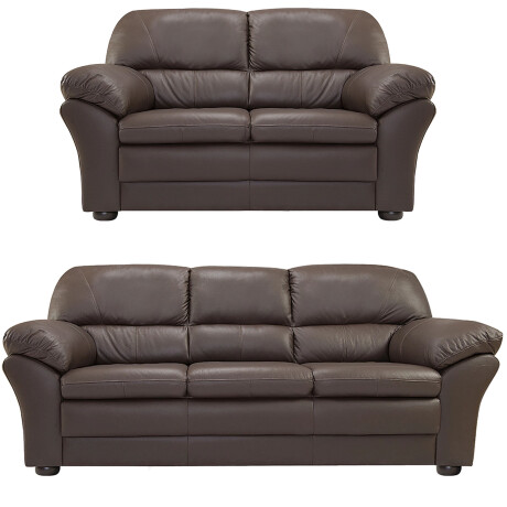 Juego de living 3+2 Cuero Natural Juego de living 3+2 Cuero Natural