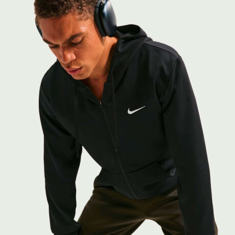 Campera Nike Dri-Fit Uv Flex Fleece Con cierre de Hombre Negro