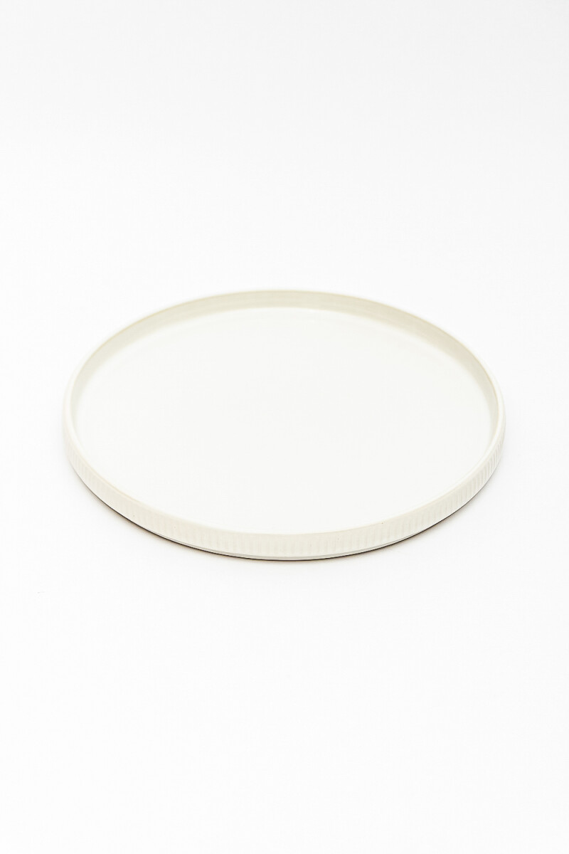 Plato Postre Lines - Color Unico 