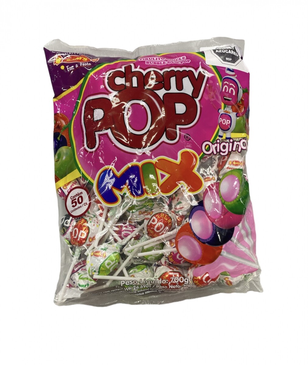 Chupetin Cherry Pop Mix x 50 