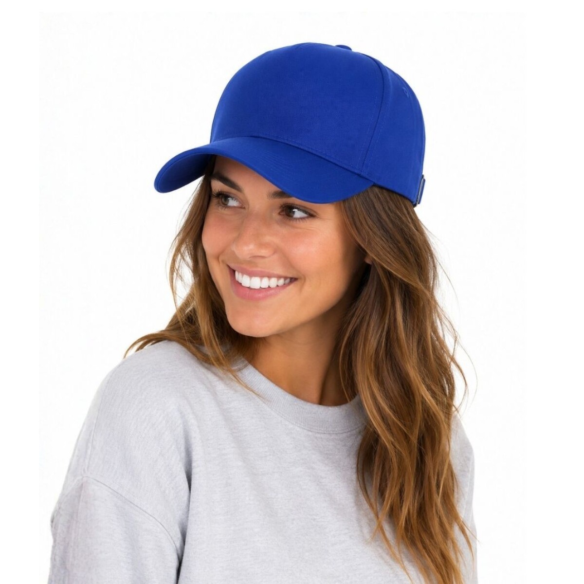 Gorro visera broche - Azul Royal 
