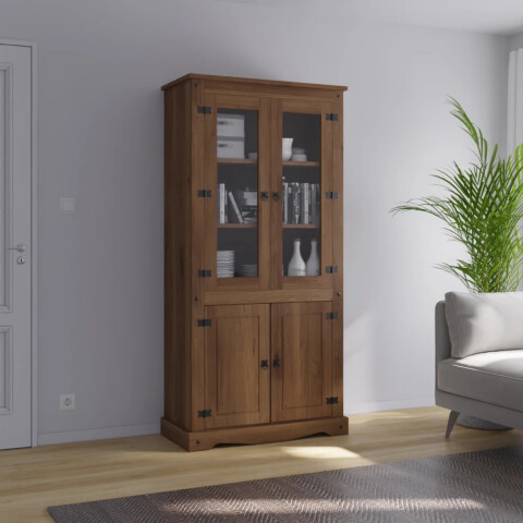 CRISTALERO BIBLIOTECA 2PTS VID+2 PTS MAD MEX056 OS CRISTALERO BIBLIOTECA 2PTS VID+2 PTS MAD MEX056 OS