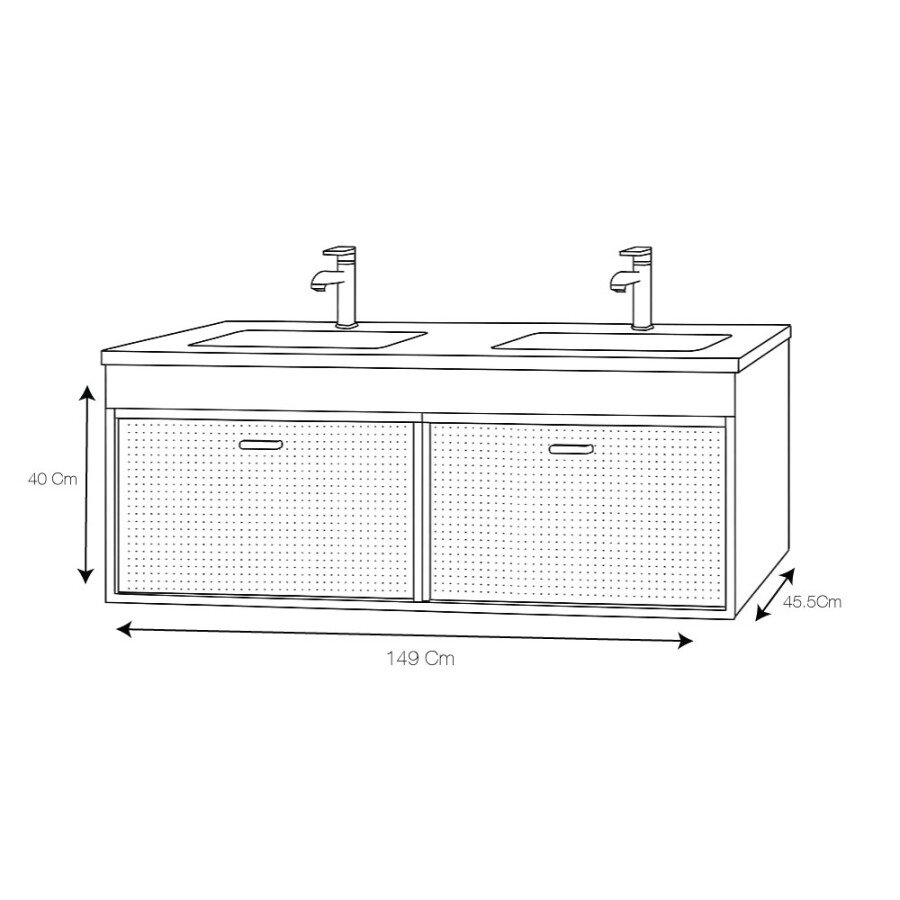 Mueble Line Claro 150 Mueble Line Claro 150