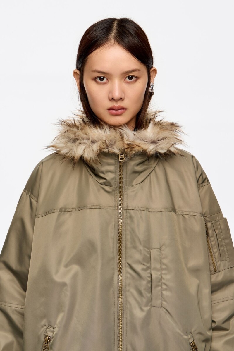 CAZADORA ACOLCHADA Kaki