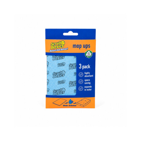 Pack 3 Esponjas Absorbentes Multicolor Scrub Basics Sc