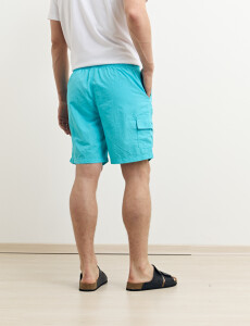 450401 SHORT HARRINGTON LABEL Turquesa