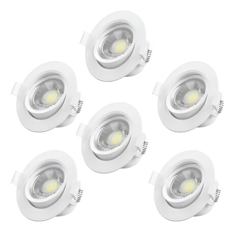 Set x 6 Spots para Techo Ixec lámparas Dicroicas Led Set x 6 Spots para Techo Ixec lámparas Dicroicas Led