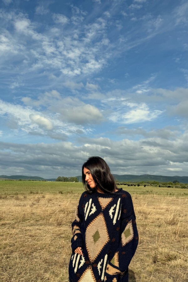 Gitano Dress Azul Marino