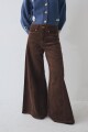 PANTALON WIDE XL CORDEROY Chocolate