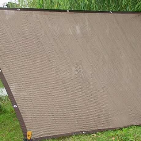 Toldo Malla Sombra Reforzada Exterior 3x4 Metros Marron