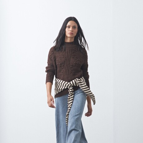 POLERA LINARES Chocolate