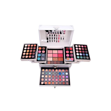 Petaca Maleta De Maquillaje Missyoung 127 Pzas Plateado
