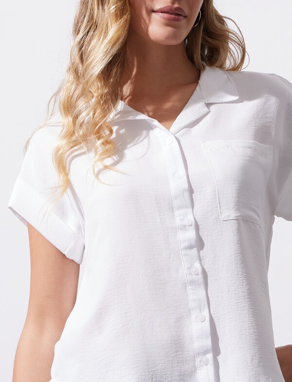 Camisa Bolsillo BLANCO