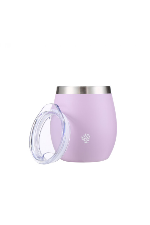 MATE TERRANO ACERO C/ TAPA 130ML LILA