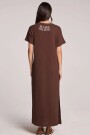 VESTIDO LARGO VINTAGE SOUL Marron