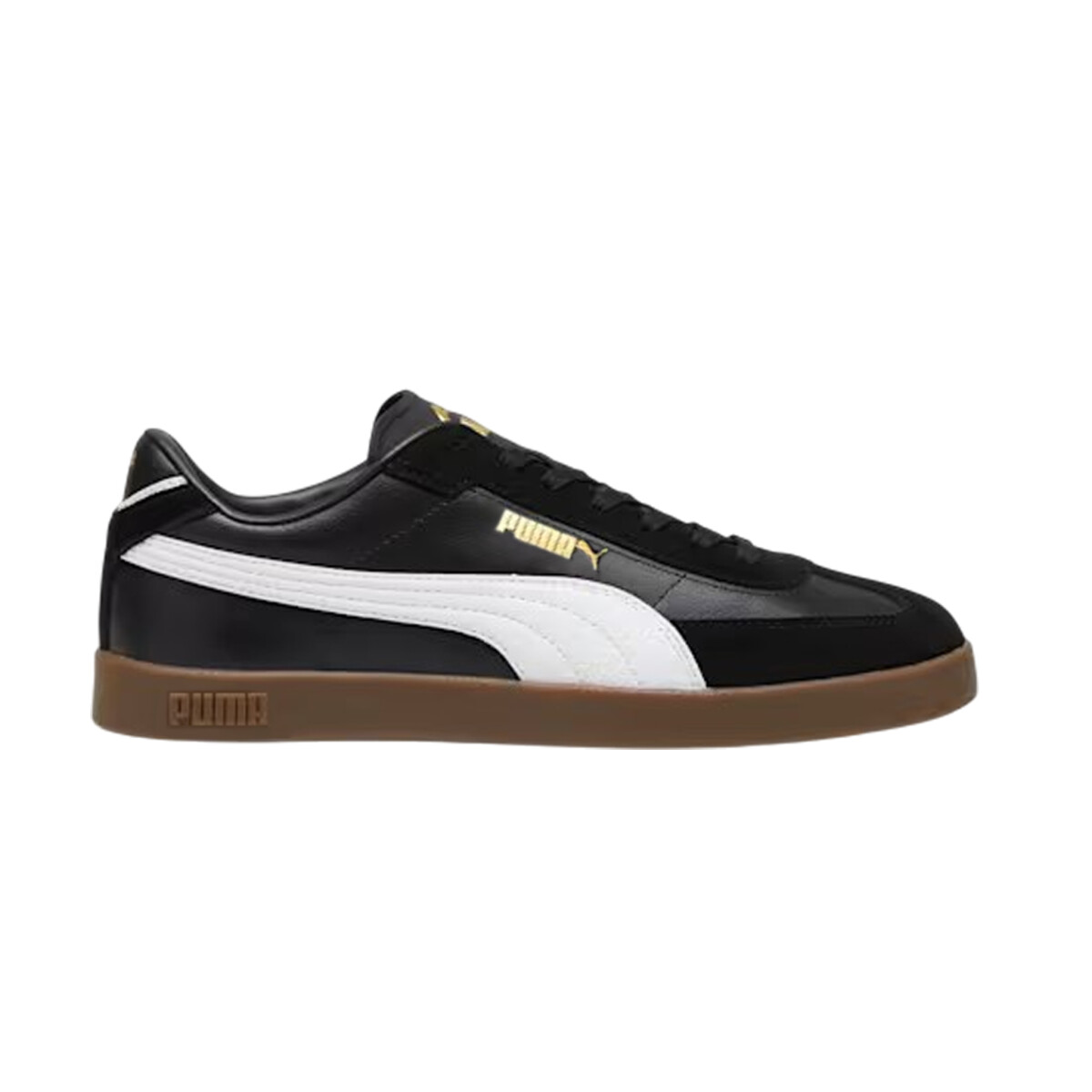Championes Puma Club Li Era - Black/White/Gum 