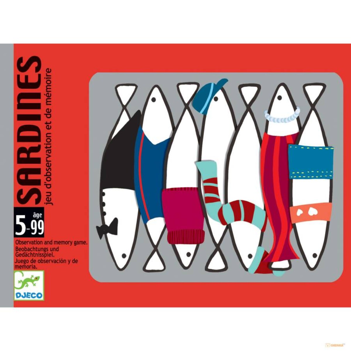Juego de Cartas Sardinas Djeco 