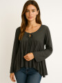 Blusa Roshio Gris Oscuro