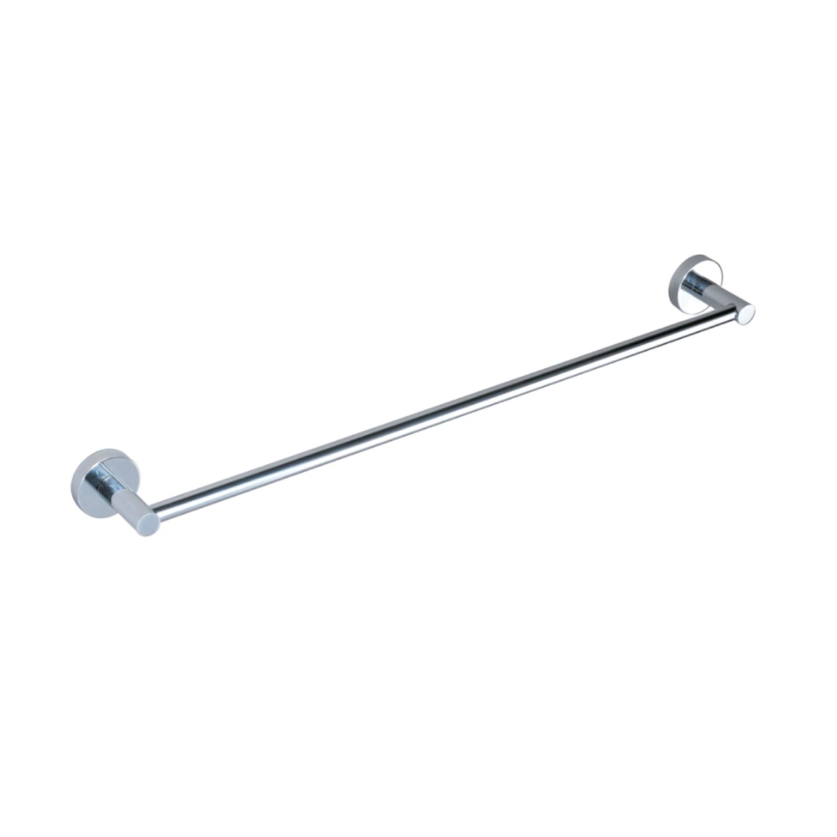 Toallero Barral Metal Zinc Terminacion Brillo Color Cromo 