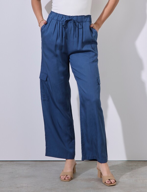 Pantalon Cargo AZUL