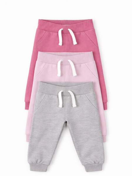 PANTALON EMMA III PACK X 3 ROSADO