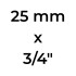Codo H 20 x 1/2" con fijación PRACTO Codo H 25 X 3/4"con Fijación Practo