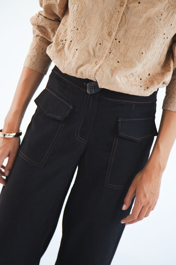 PANTALON CHEVY NEGRO