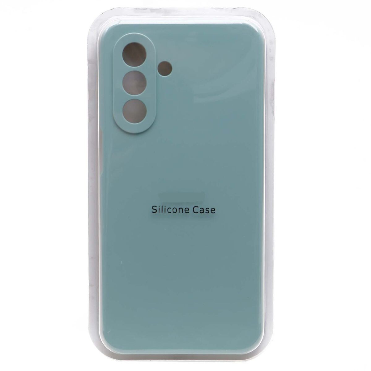 Protector silicona Samsung A07 verde agua 