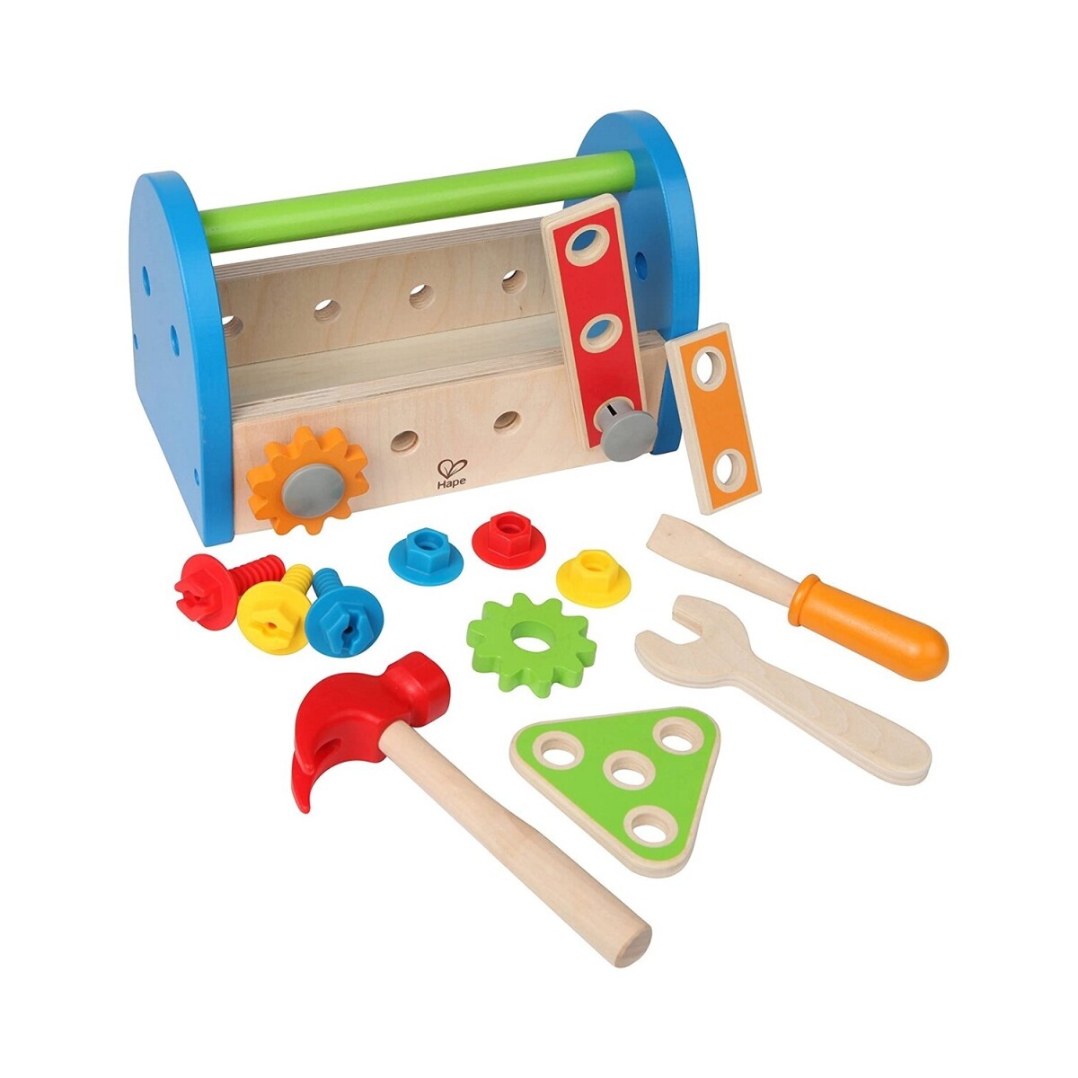 Caja de herramientas de juguete en madera Hape 