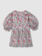 Vestido Estampado Liberty Blanco Roto