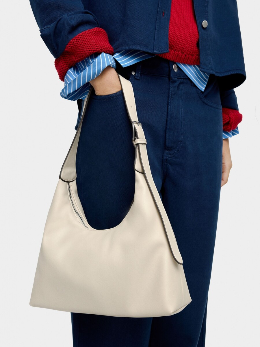 Bolso De Hombro Hobo crudo