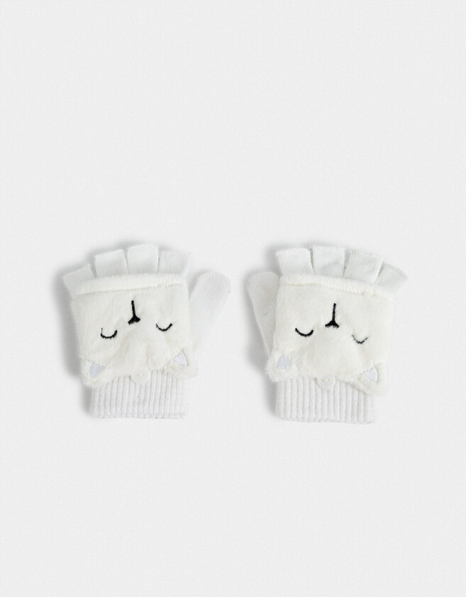 Guantes Infantiles Guantes Infantiles Animalitos - Blanco Crudo