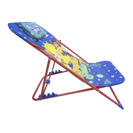 Silla Reposera Paw Patrol 3 Niveles Y Broche Seguridad Azul
