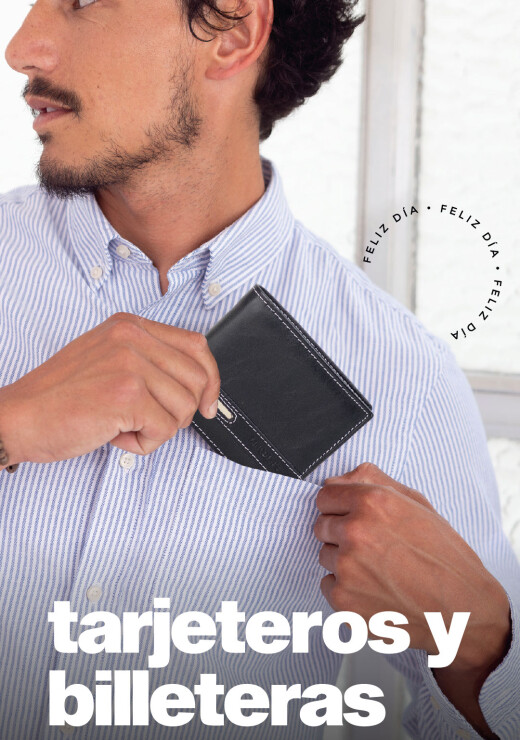 Billeteras de cuero y tarjeteros