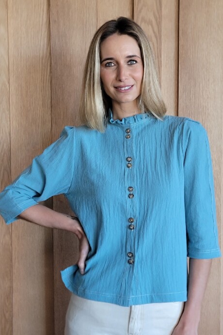 Camisa Carlotta 2.0 Tourquesa