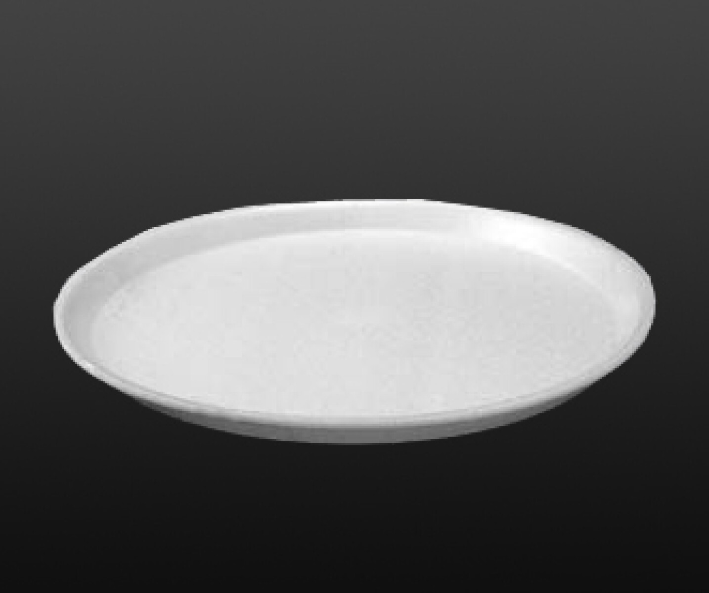 BANDEJA DE ESPUMA BLANCA PARA PIZZA (P30E) 30 CM. 