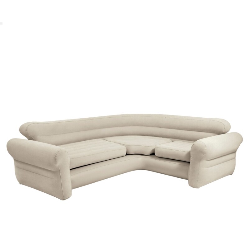 INTEX SILLÓN ESQUINERO INFLABLE 257x203x76 VALVULA 2en1 Intex Sillón Esquinero Inflable 257x203x76 Valvula 2en1