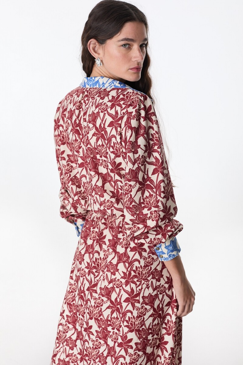 Camisa Print Estampa Flores