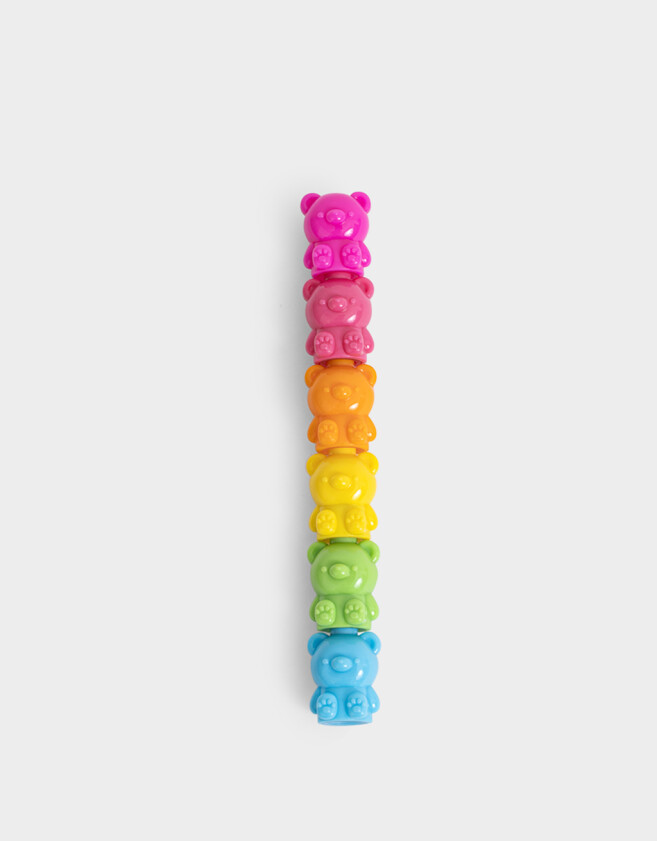 Resaltadores con Formita Set De Resaltadores Ositos - Combinacion Multicolor