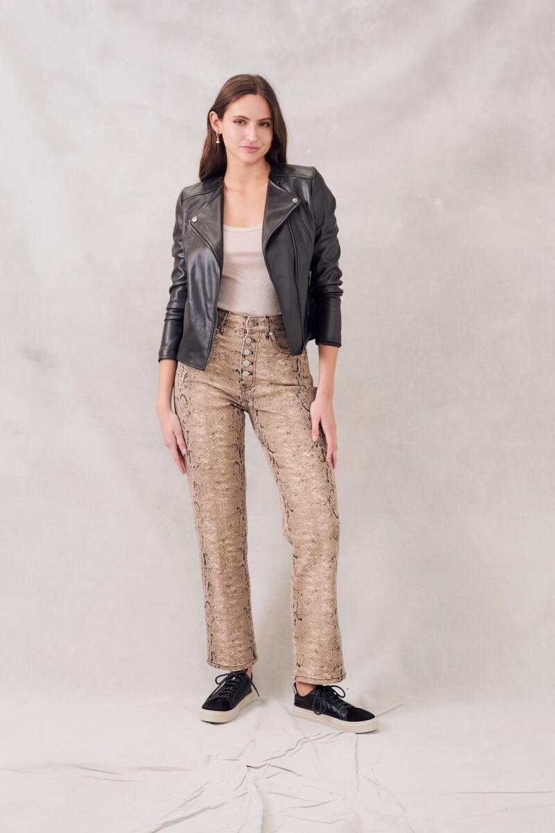 Jean Botones Snake Multi